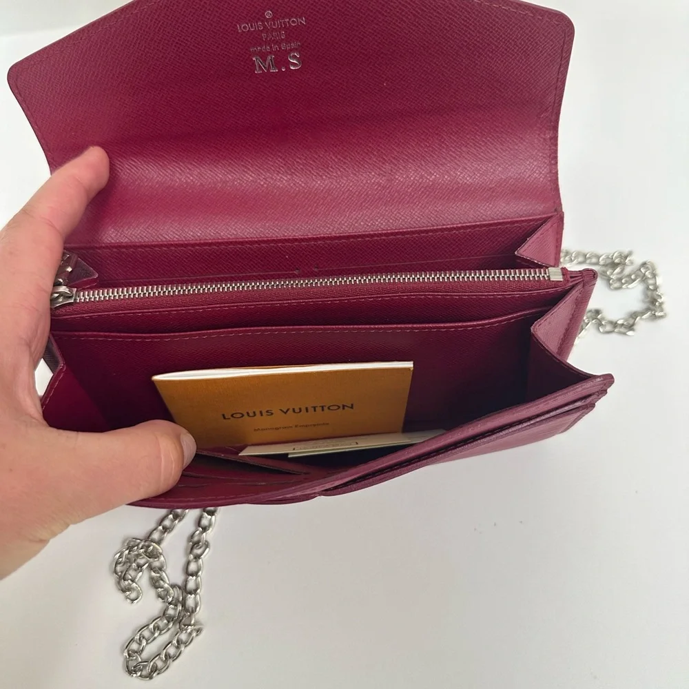 Louis Vuitton Red Epi Leather Wallet - Picture 15 of 16